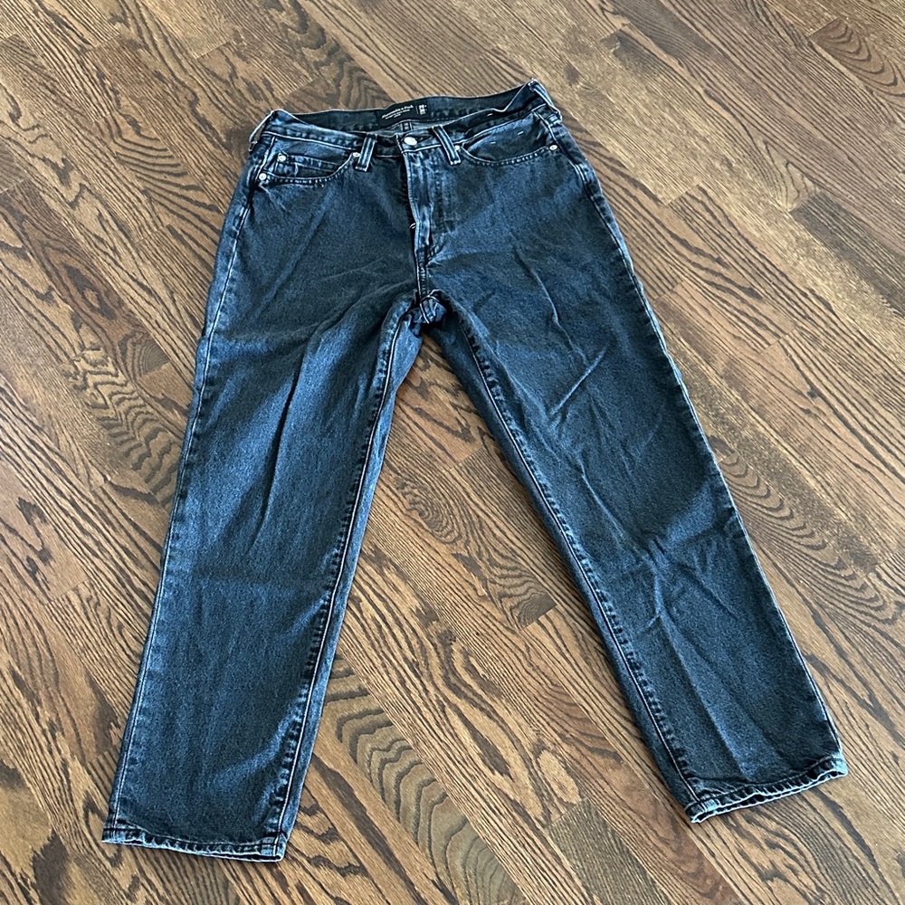 Abercrombie & Fitch Black Straight / Loose Jeans